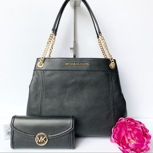 🔥SALE🔥 Michael Kors Jet Chain Shoulder Bag Set